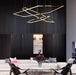 Laguuse Polygonal Large Rings Pendant Lamp.