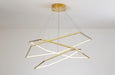 Laguuse Polygonal Large Rings Pendant Lamp.