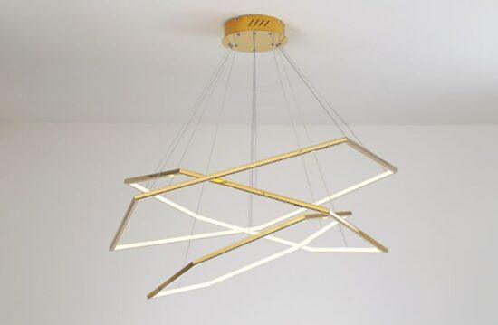 Laguuse Polygonal Large Rings Pendant Lamp.