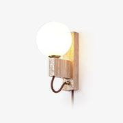 Atlas Globe Wall Sconce-DWHOME