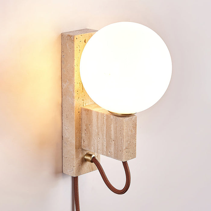 Atlas Globe Wall Sconce-DWHOME