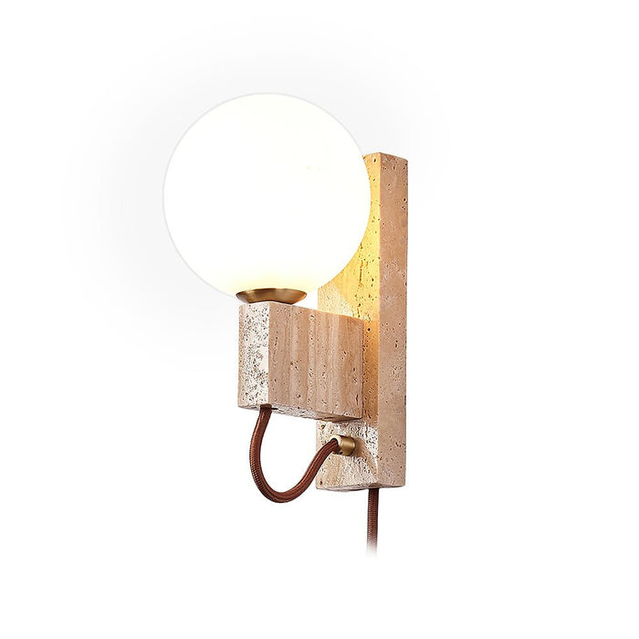 Atlas Globe Wall Sconce-DWHOME
