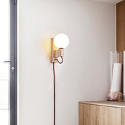 Atlas Globe Wall Sconce-DWHOME