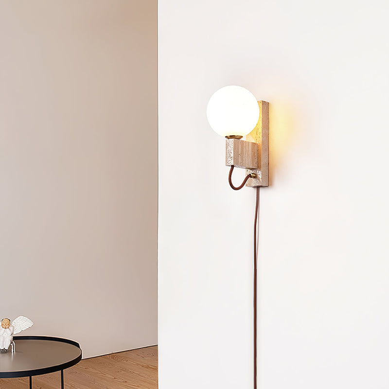 Atlas Globe Wall Sconce-DWHOME