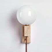 Atlas Globe Wall Sconce-DWHOME