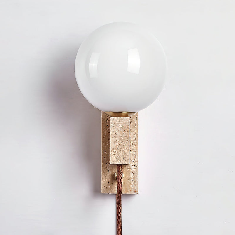 Atlas Globe Wall Sconce-DWHOME