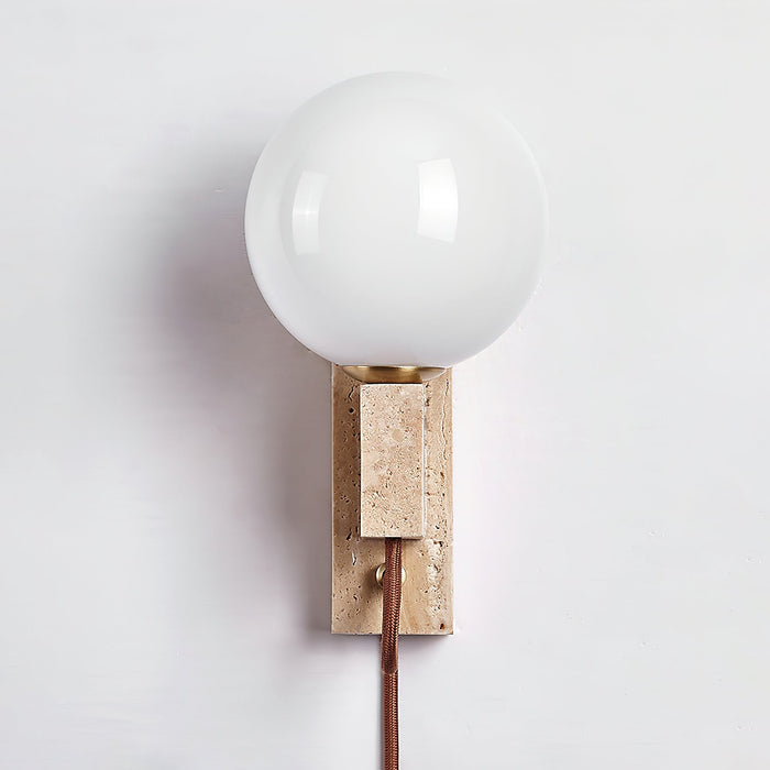 Atlas Globe Wall Sconce-DWHOME