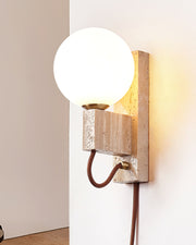 Atlas Globe Wall Sconce-DWHOME