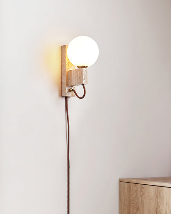 Atlas Globe Wall Sconce-DWHOME