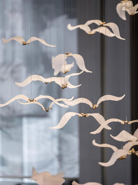 Large Seagull Chandelier.