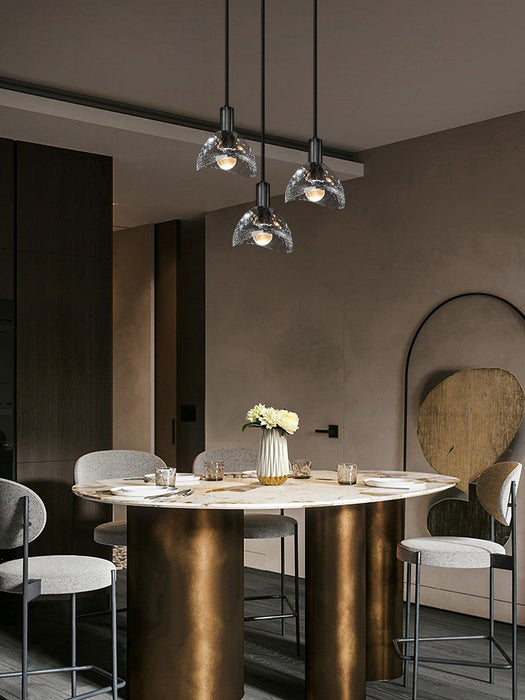 Latham Glass Pendant Lamp-DWHOME