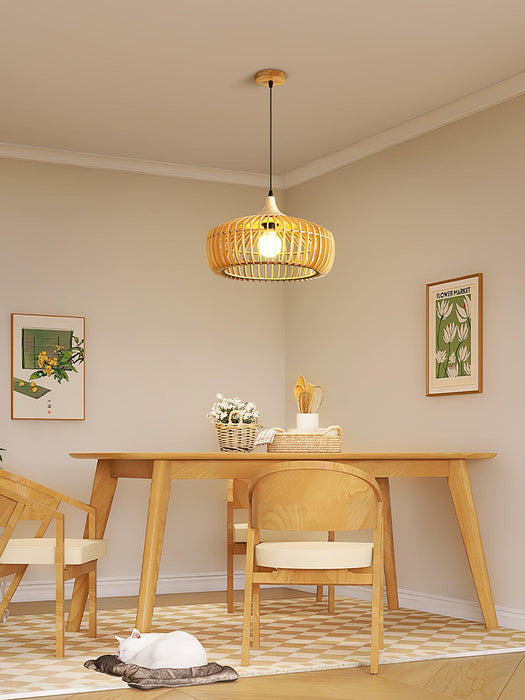 Lattice Nest Wooden Pendant Lamp.