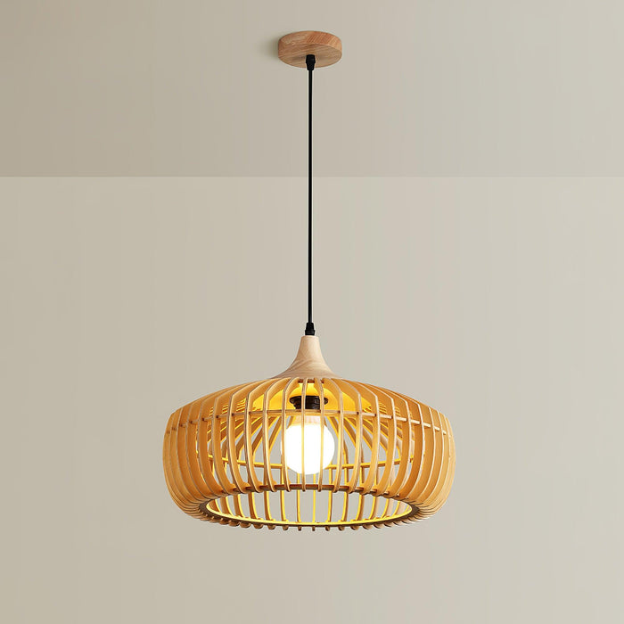 Lattice Nest Wooden Pendant Lamp.