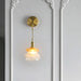 Laura Brass Wall Lamp-DWHOME