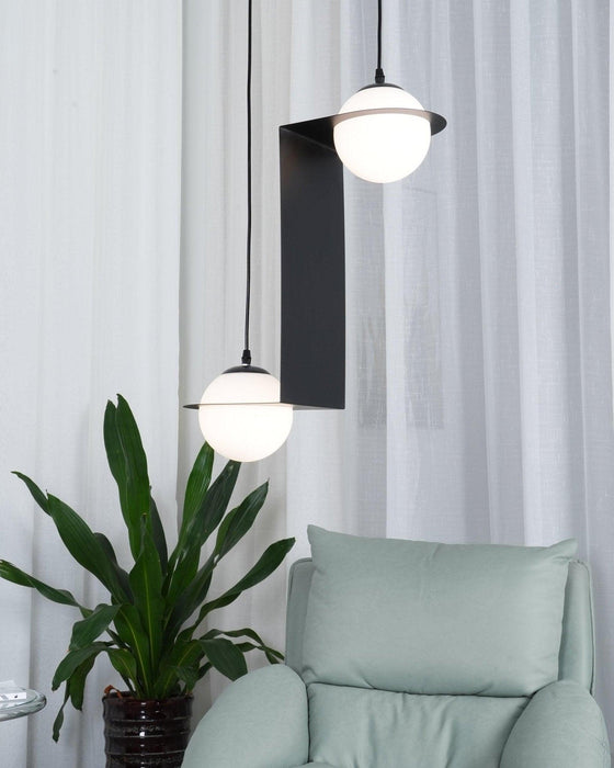 Orbion Black Pendant Lamp-DWHOME