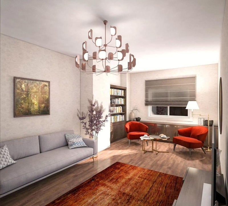 LEAF Chandelier-DWHOME