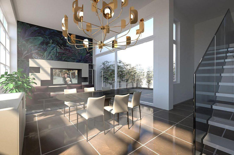 LEAF Chandelier-DWHOME