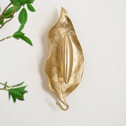 Leaf Brass Wall Lamp-DWHOME