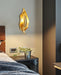 Leaf Brass Wall Lamp-DWHOME
