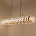 Leaf Glass Chandelier-DWHOME
