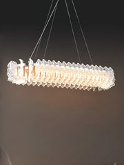 Leaf Glass Chandelier-DWHOME