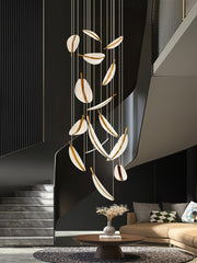 Leaf LED Chandelier-DWHOME