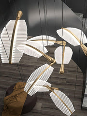 Leaf LED Chandelier-DWHOME