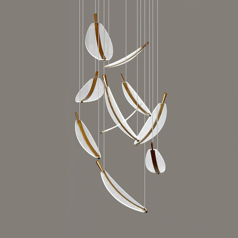 Leaf LED Chandelier-DWHOME