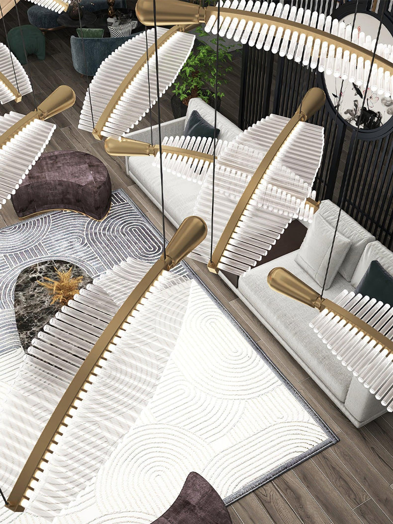 Leaf LED Chandelier-DWHOME