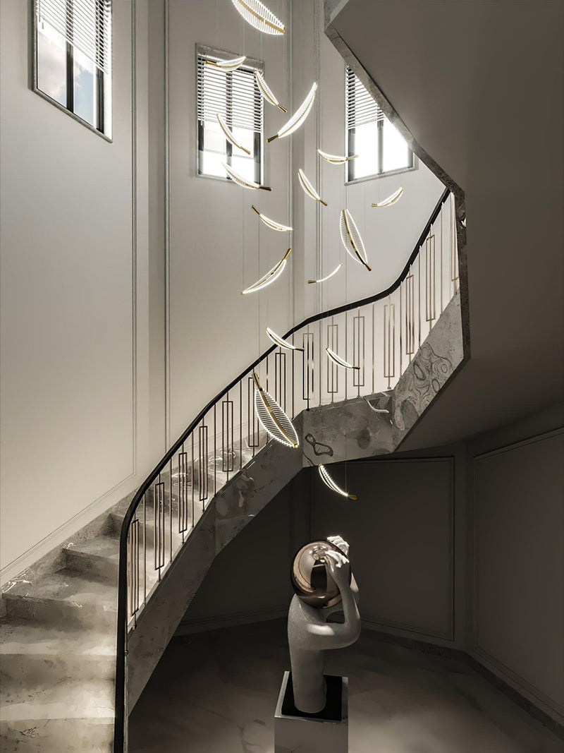 Leaf LED Chandelier-DWHOME