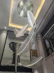 Leaf LED Chandelier-DWHOME
