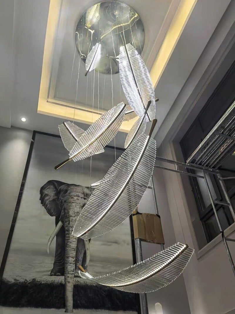 Leaf LED Chandelier-DWHOME