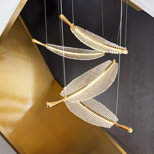 Leaf LED Chandelier-DWHOME