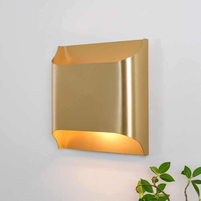 Leclerc Brass Wall Lamp.