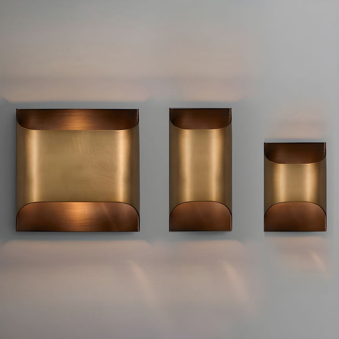 Leclerc Brass Wall Lamp.