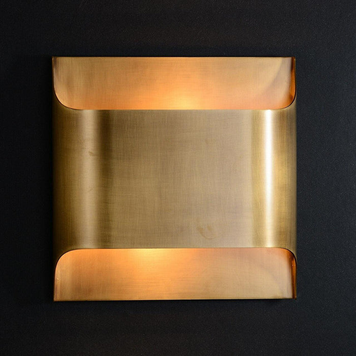 Leclerc Brass Wall Lamp.