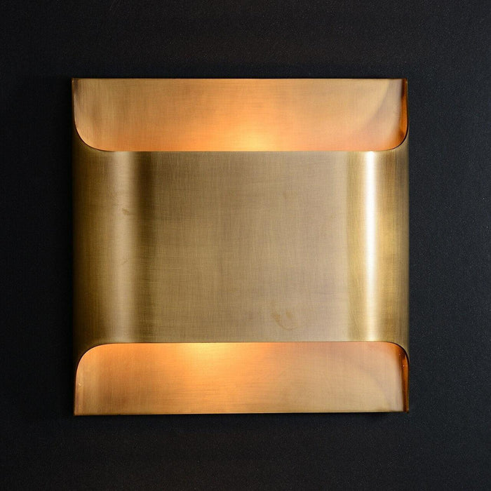 Leclerc Brass Wall Lamp-DWHOME