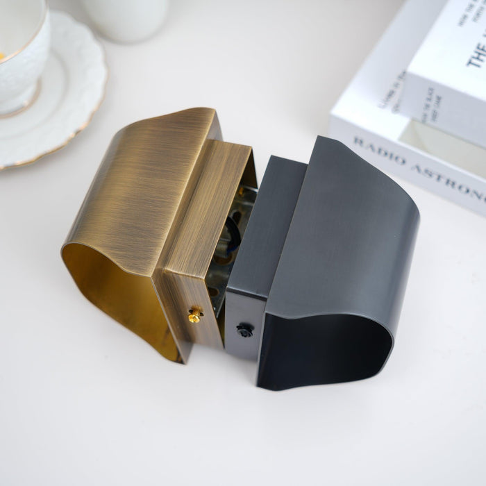 Leclerc Brass Wall Lamp-DWHOME
