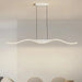 Led Restaurant Chandelier Light Luxury Modern Minimalist Dining Table Bar Long Strip Creative Home Indoor Lighting Pendant Light - DWHOME