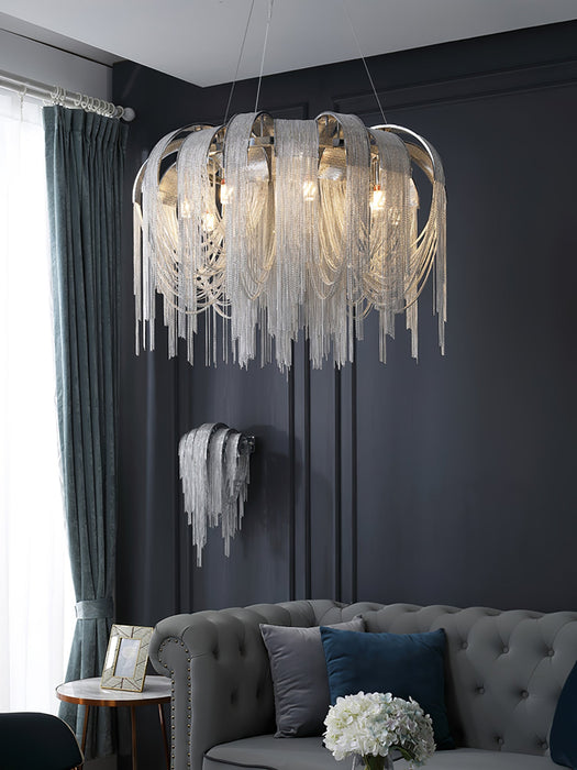 Length Chains Chandelier.