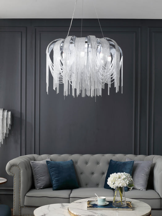 Length Chains Chandelier.