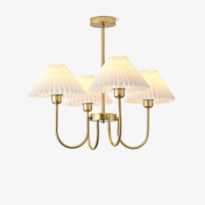 Lenore Pleated Chandelier - DWHOME