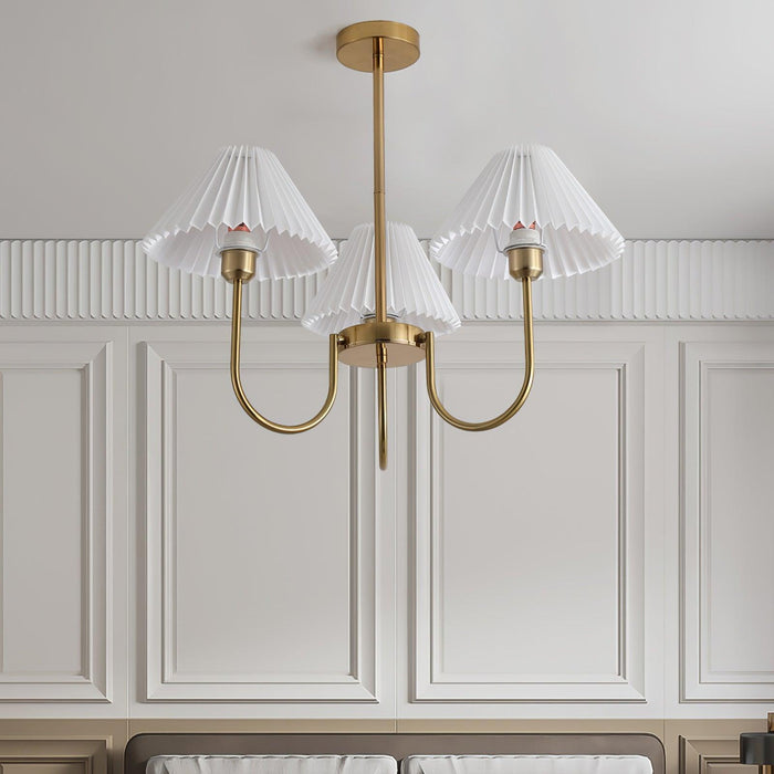 Lenore Pleated Chandelier - DWHOME