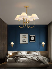 Lenore Pleated Chandelier-DWHOME