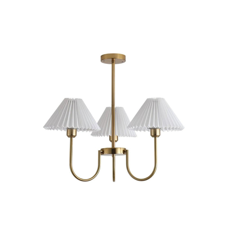 Lenore Pleated Chandelier-DWHOME