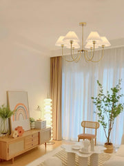 Lenore Pleated Chandelier-DWHOME