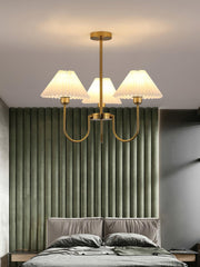Lenore Pleated Chandelier-DWHOME