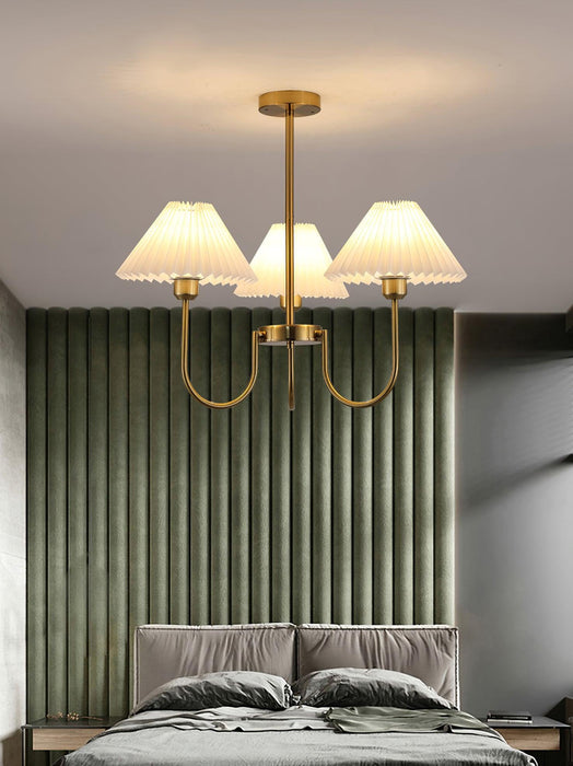 Lenore Pleated Chandelier - DWHOME