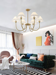 Lenore Pleated Chandelier-DWHOME
