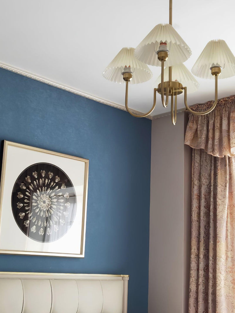 Lenore Pleated Chandelier-DWHOME